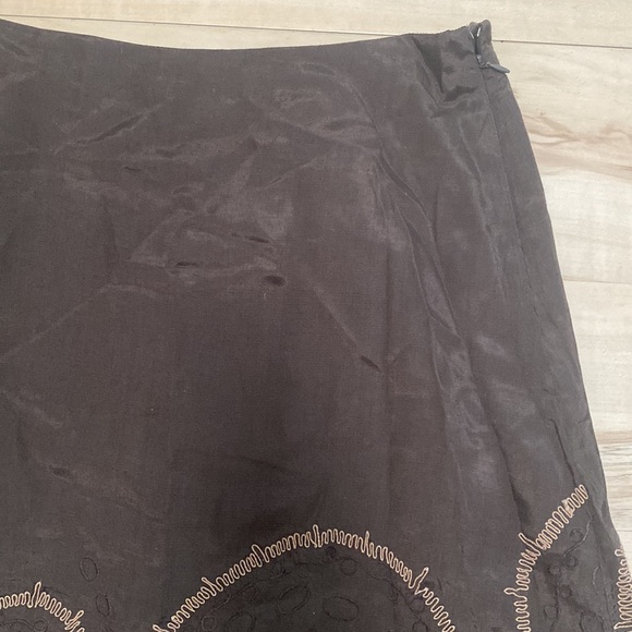 NWT Chico’s Circular Opulence Carabel Skirt In Fudge Size 1. (M/8) - Picture 3 of 9